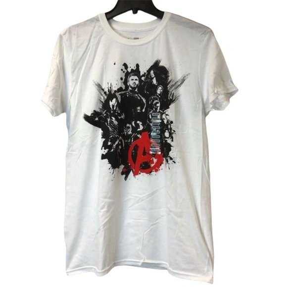 Avengers Men’s Splatter Graphic T-Shirt - Picture 1 of 2